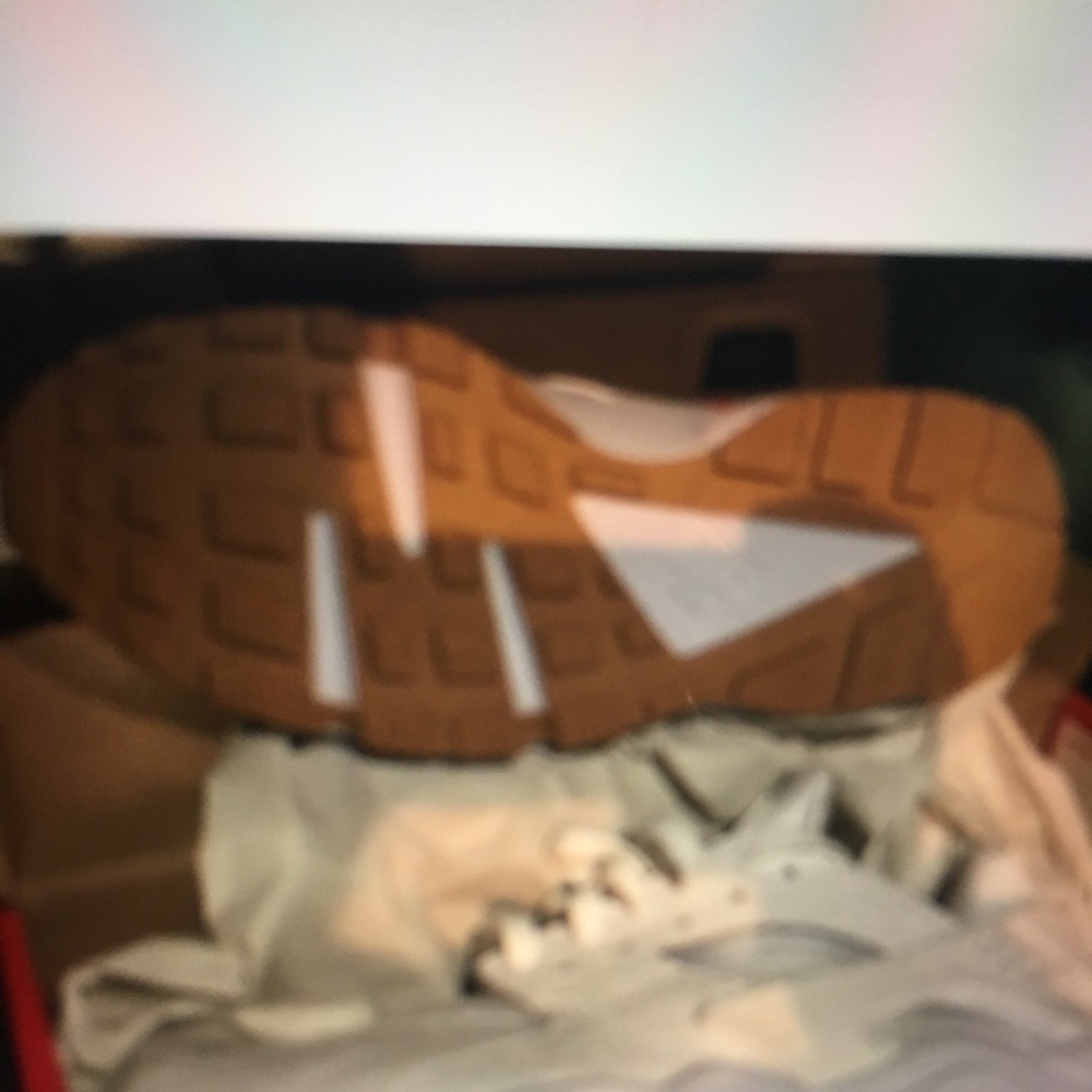 Ostrich skin Nike with peanut butter bottoms